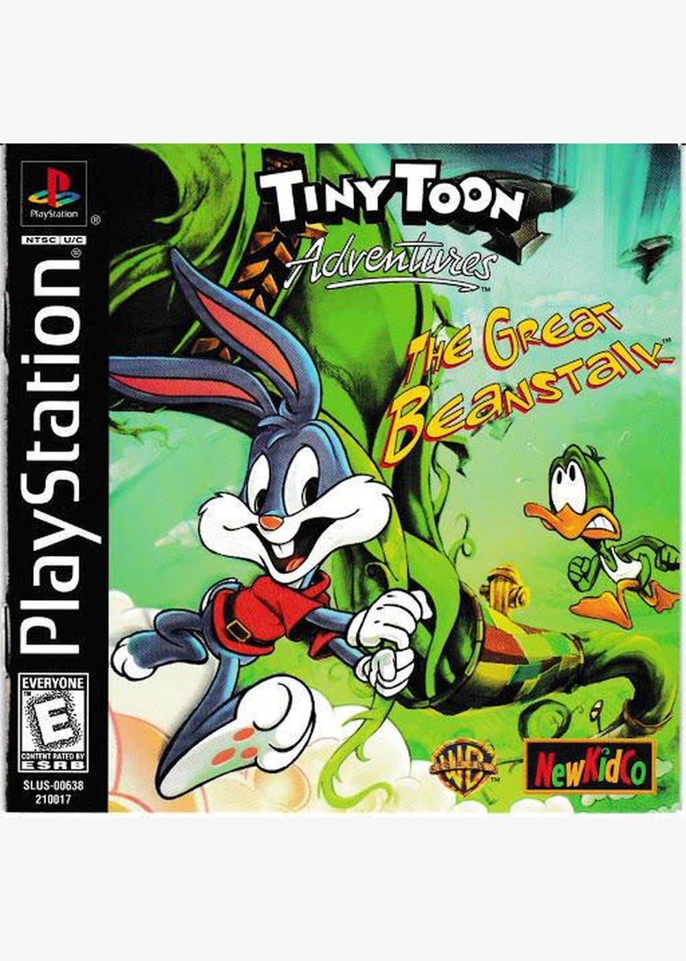 Portada de Tiny Toon Adventures The Great Beanstalk · NTSC USA
