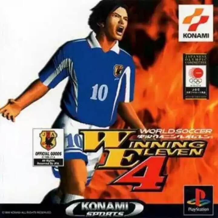 Portada de World Soccer: Winning Eleven 4 · NTSC-J Japón