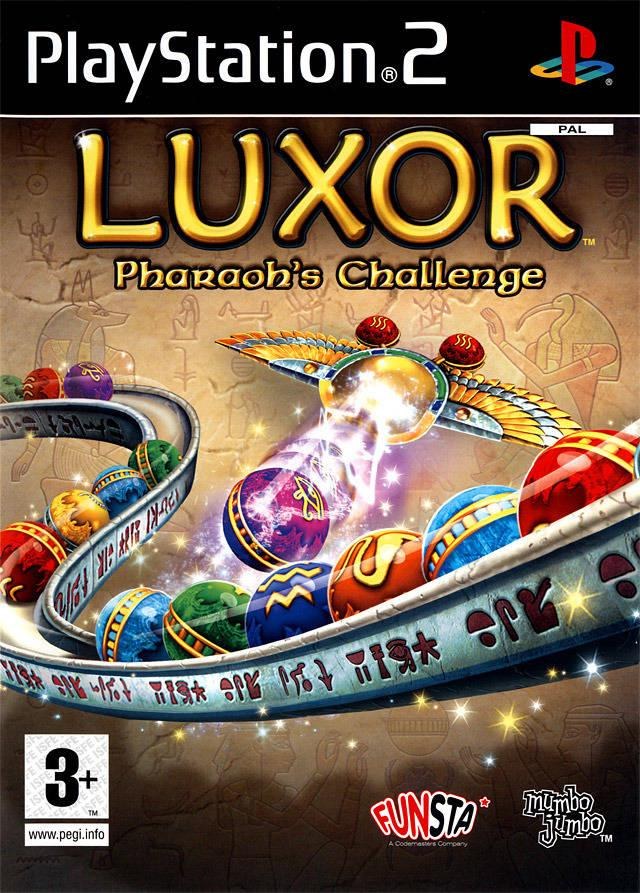Portada de Luxor Pharaoh's Challenge para PS2 (PAL España)
