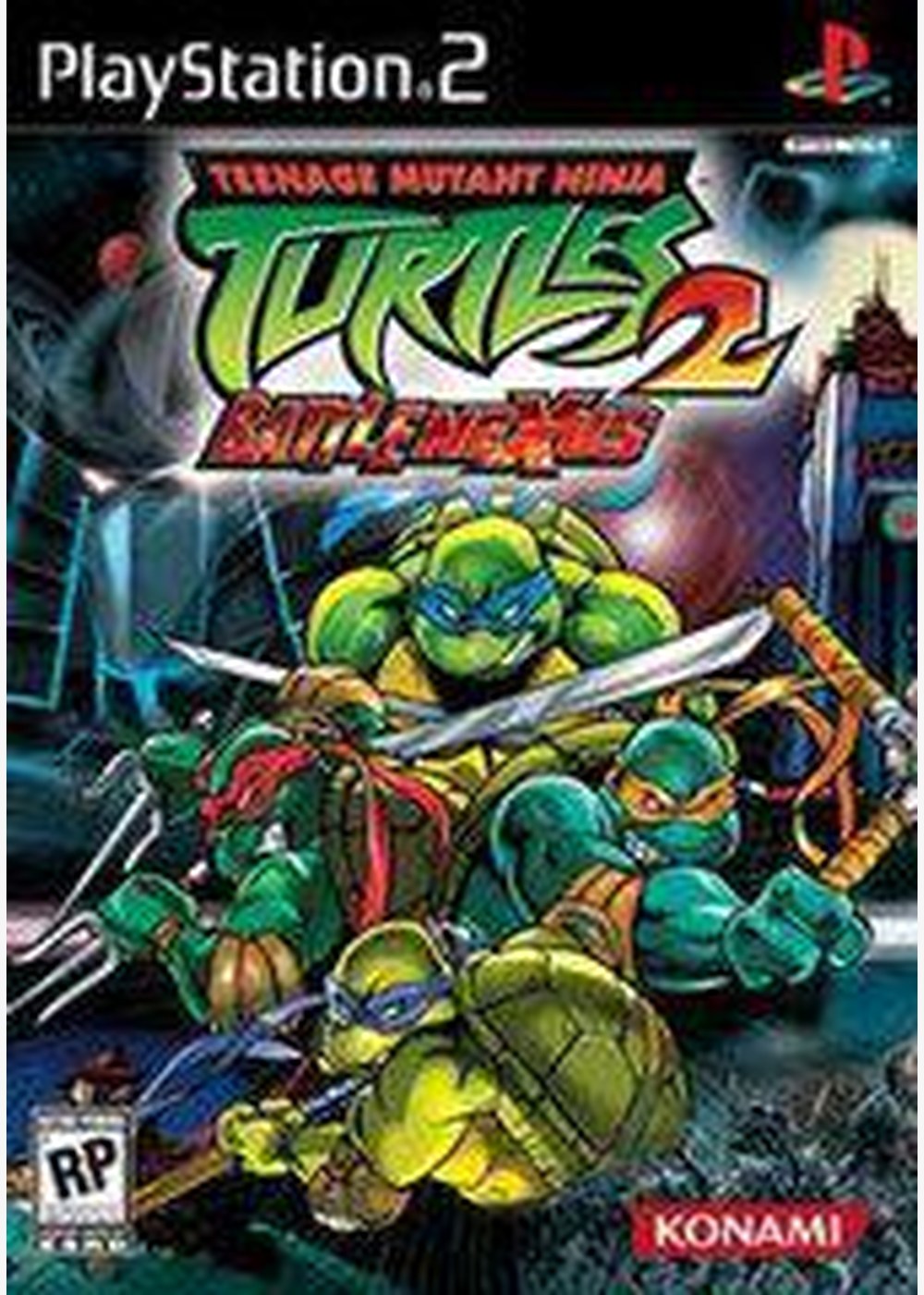 Portada de Teenage Mutant Ninja Turtles 2: Battle Nexus Estándar para PS2 (US)