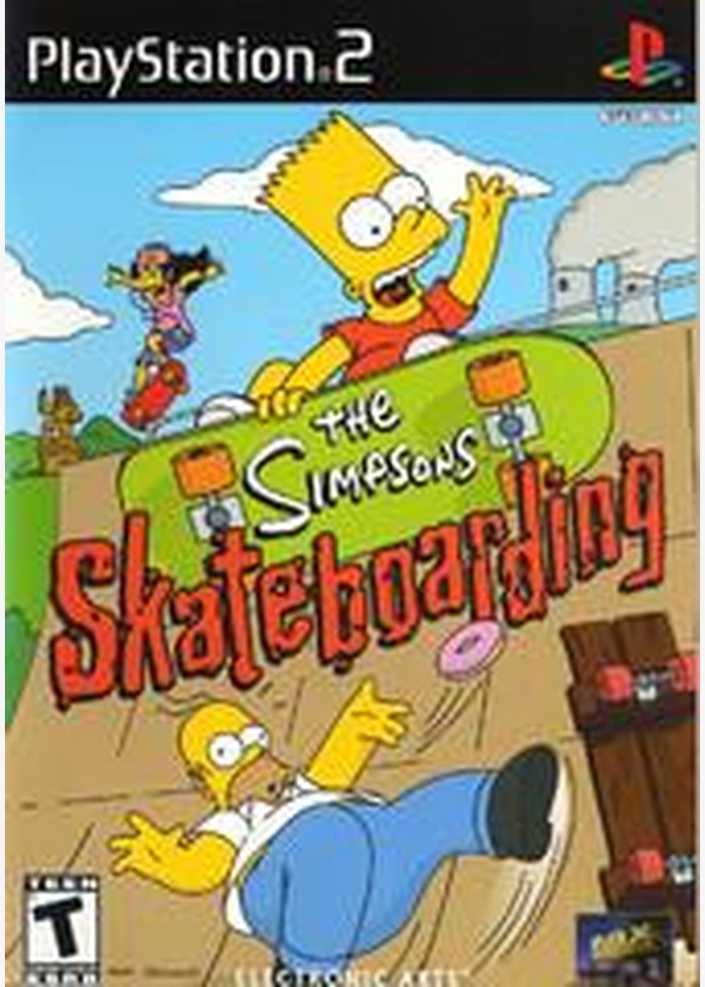 The Simpsons Skateboarding