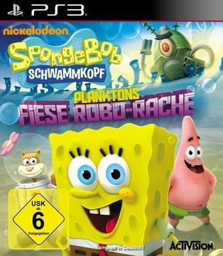 Portada de SpongeBob SquarePants: Plankton's Robotic Revenge para PS3 (PAL España)