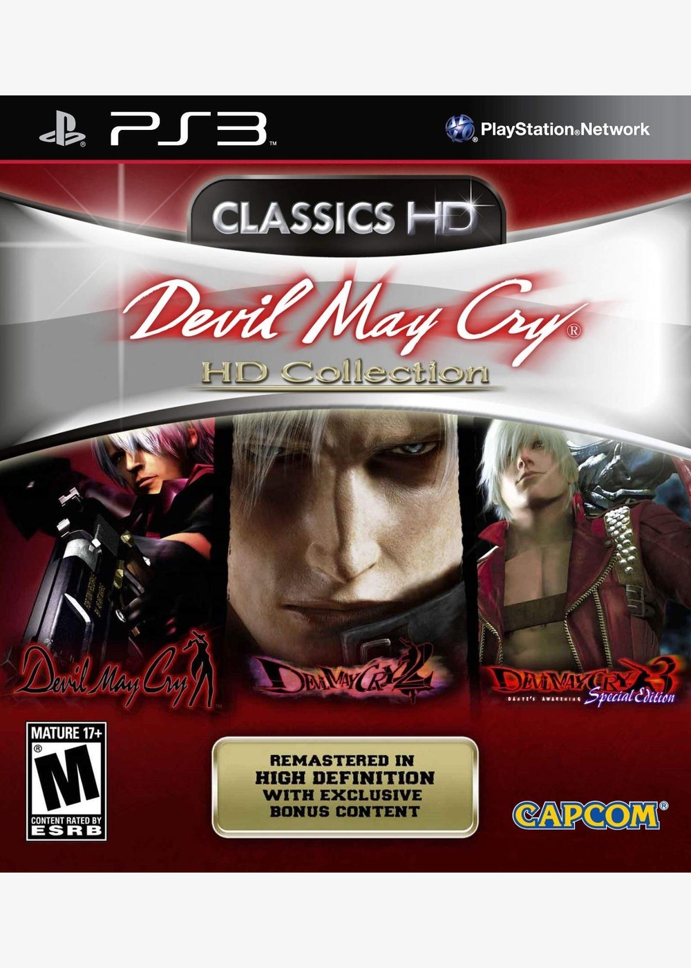 Portada de Devil May Cry HD Collection Estándar para PS3 (US)