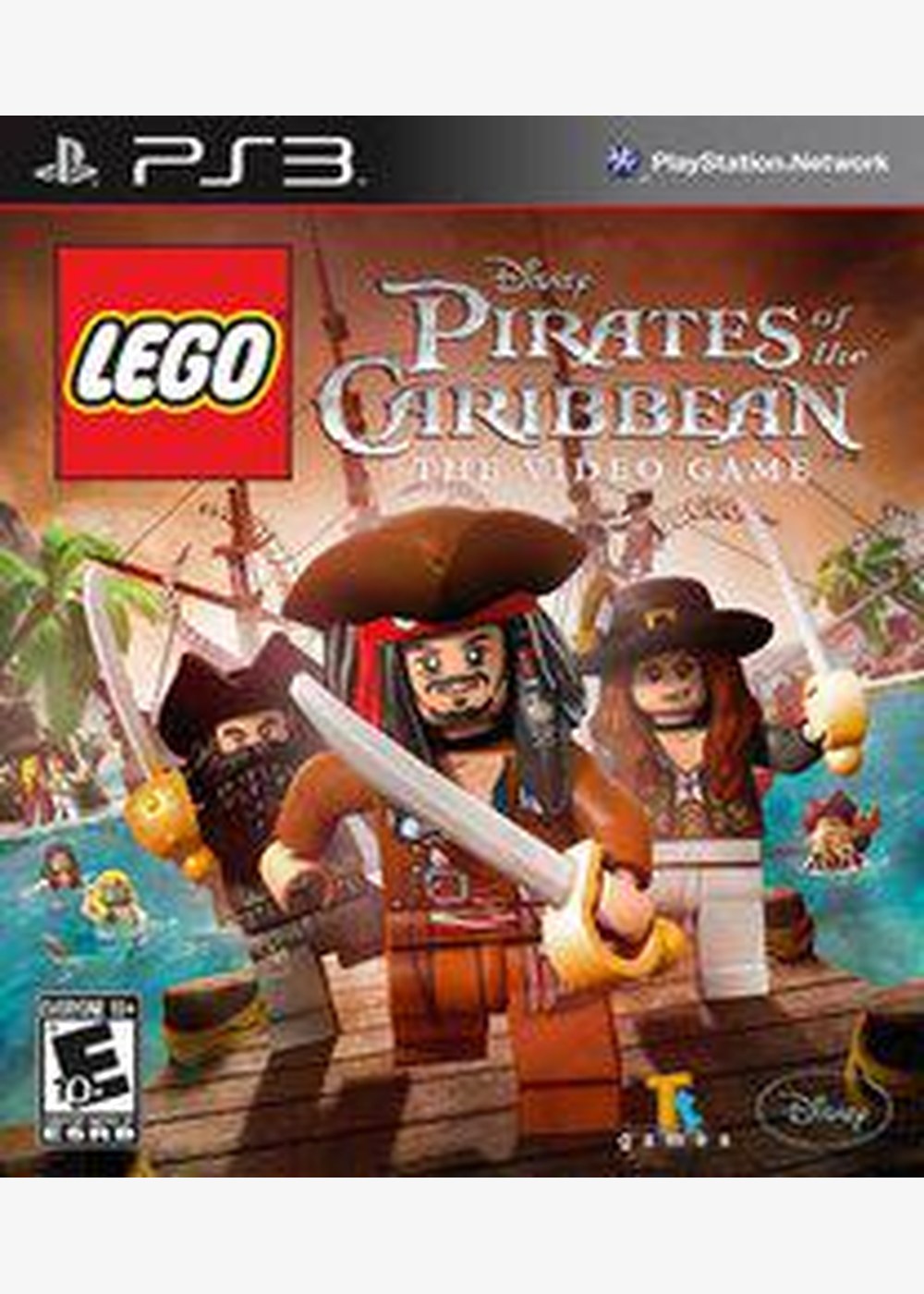 Portada de LEGO Pirates of the Caribbean: The Video Game Estándar para PS3 (US)