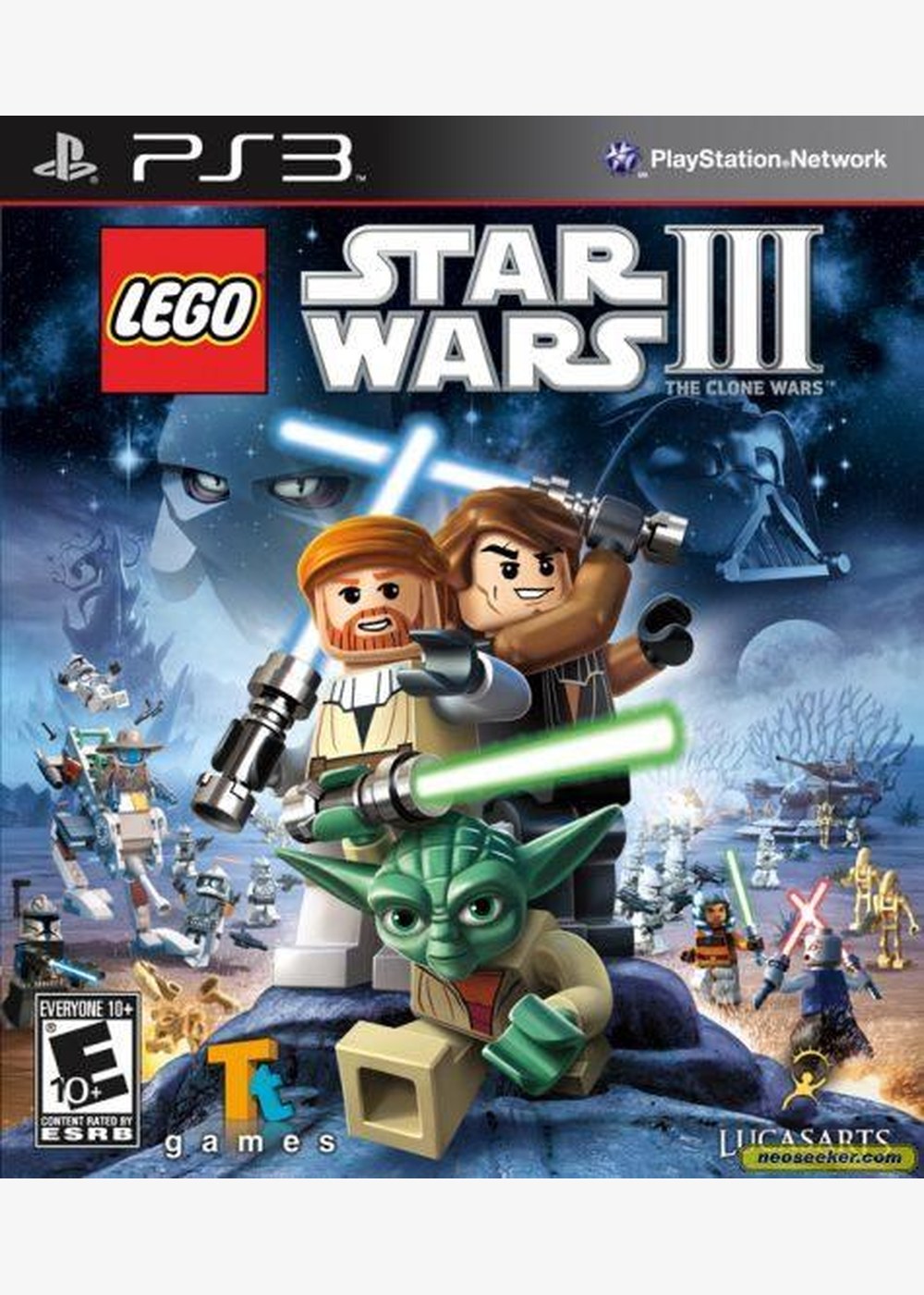 Portada de LEGO Star Wars III: The Clone Wars Estándar para PS3 (US)