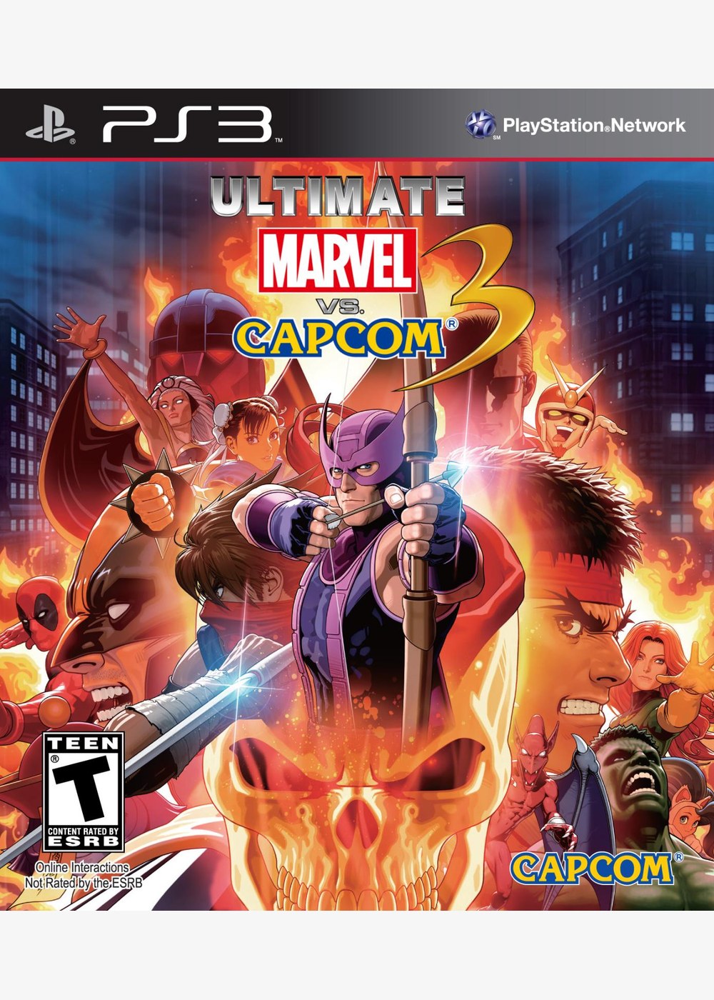 Portada de Ultimate Marvel vs Capcom 3 Estándar para PS3 (US)