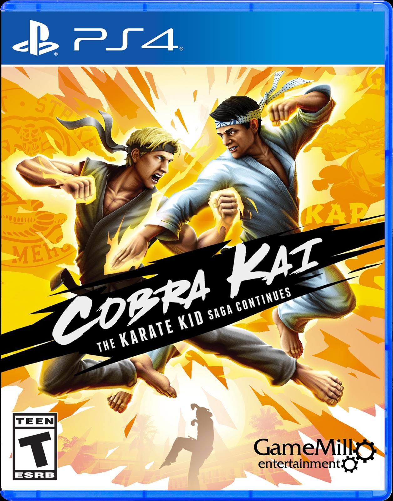 Portada de Cobra Kai: The Karate Kid Saga Continues para PS4 (NTSC USA)