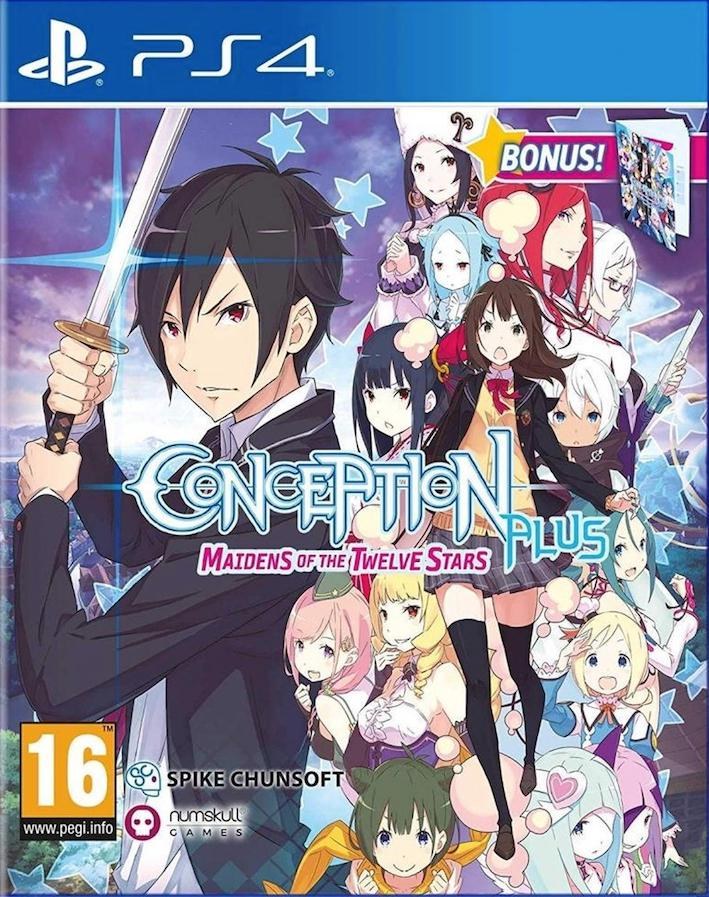 Portada de Conception Plus: Maidens of the Twelve Stars para PS4 (PAL España)