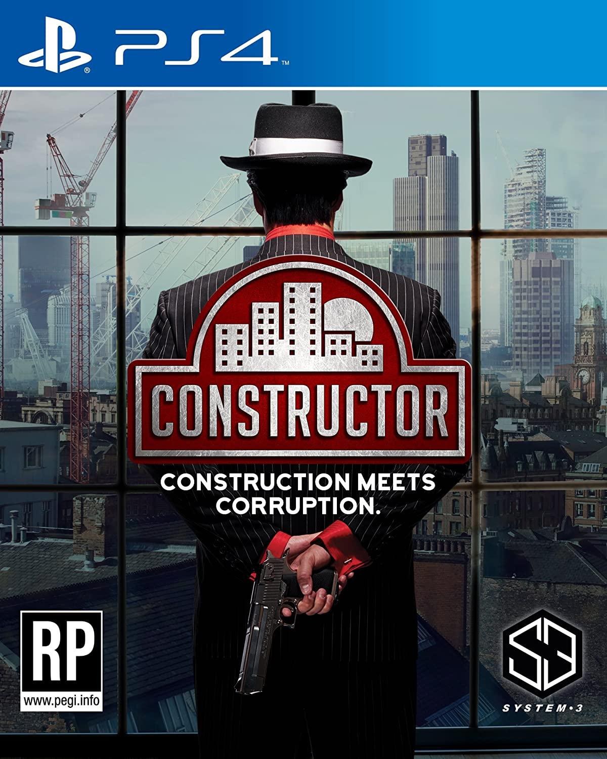 Portada de Constructor para PS4 (PAL España)