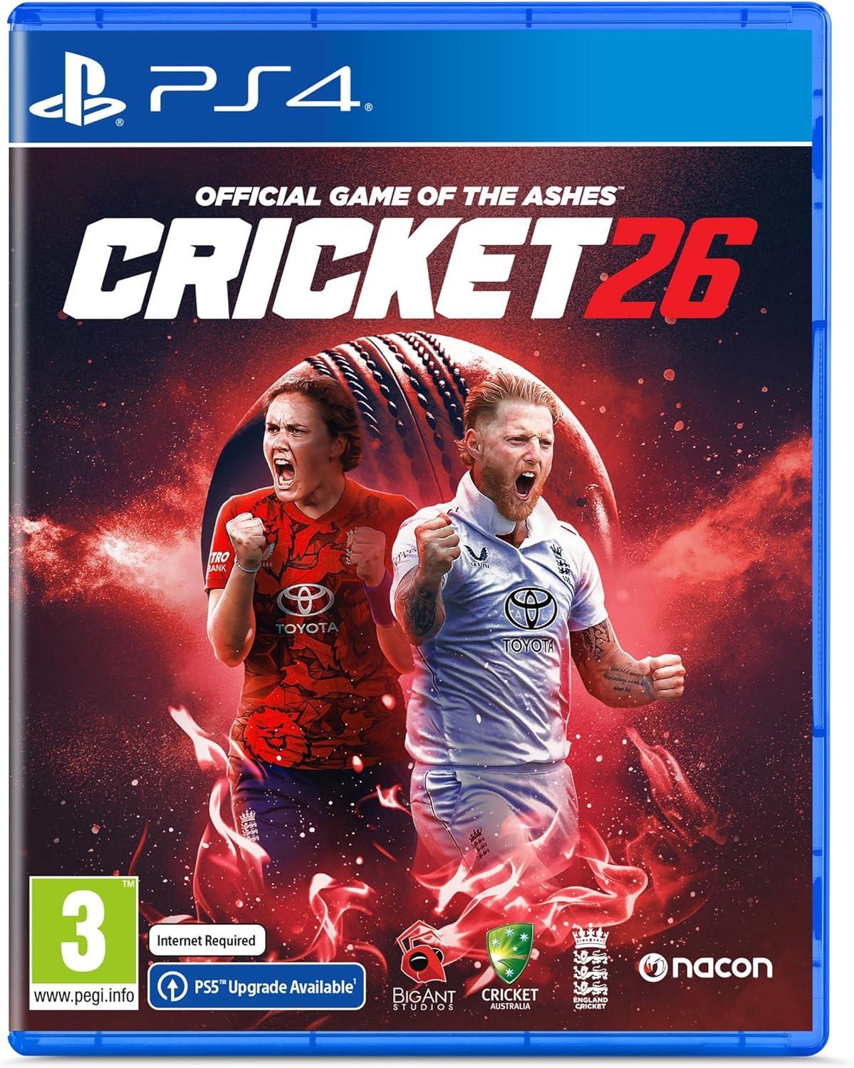 Portada de Cricket 26: The Official Game Of The Ashes para PS4 (PAL España)