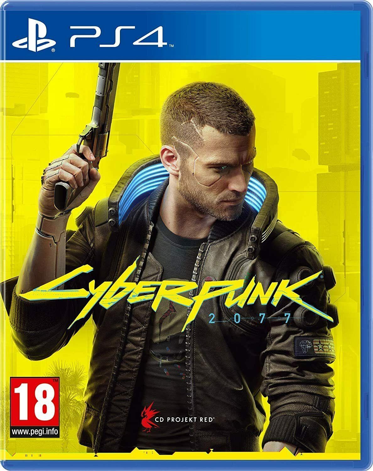 Portada de Cyberpunk 2077 para PS4 (PAL España)