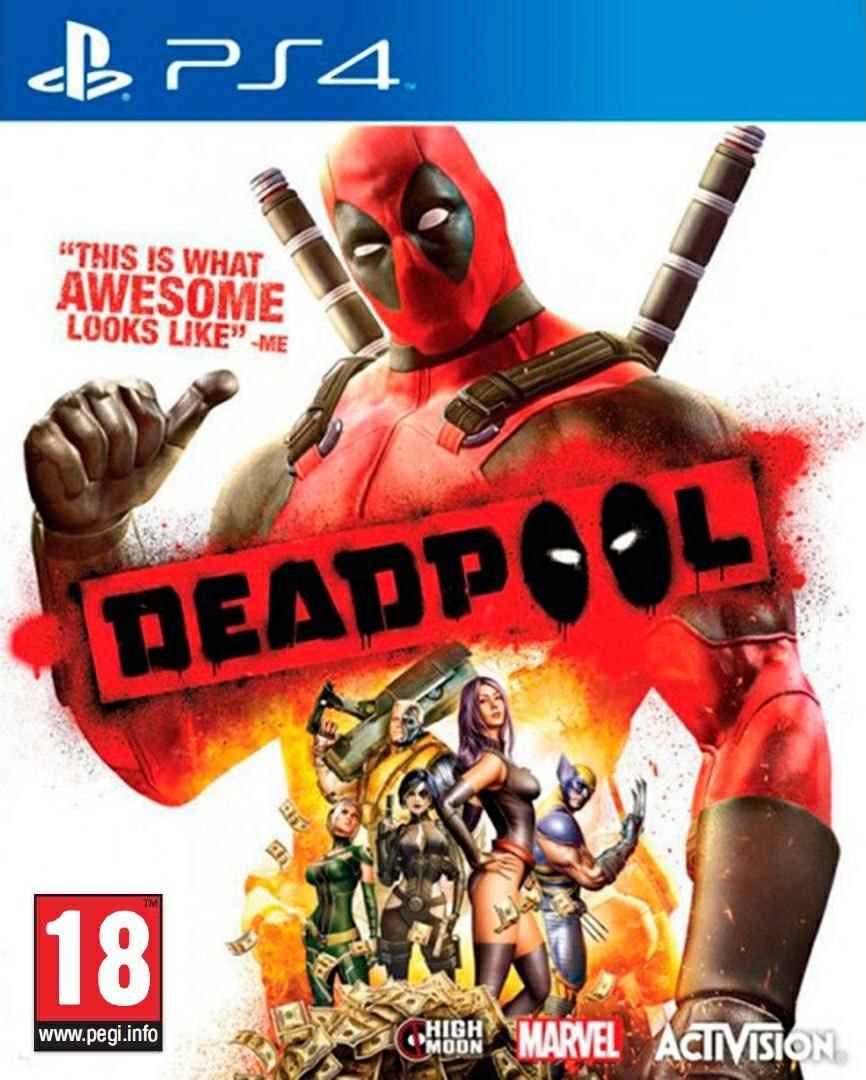 Portada de Deadpool para PS4 (PAL España)