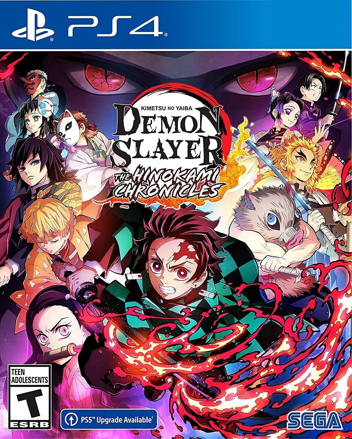 Portada de Demon Slayer: The Hinokami Chronicles para PS4 (NTSC USA)