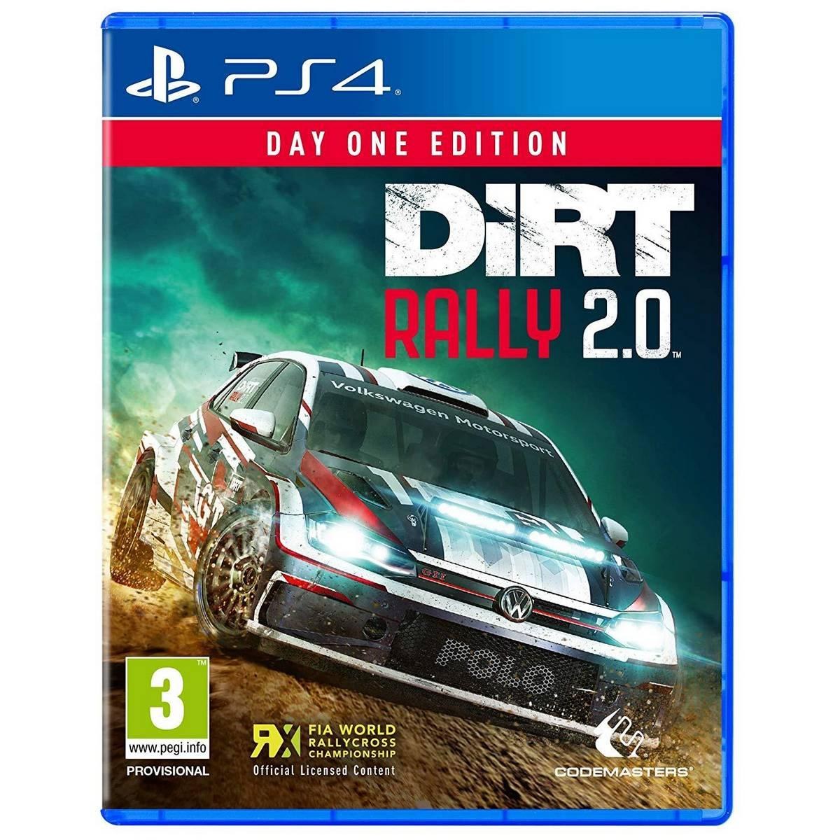 Portada de Dirt Rally 2.0 para PS4 (PAL España)
