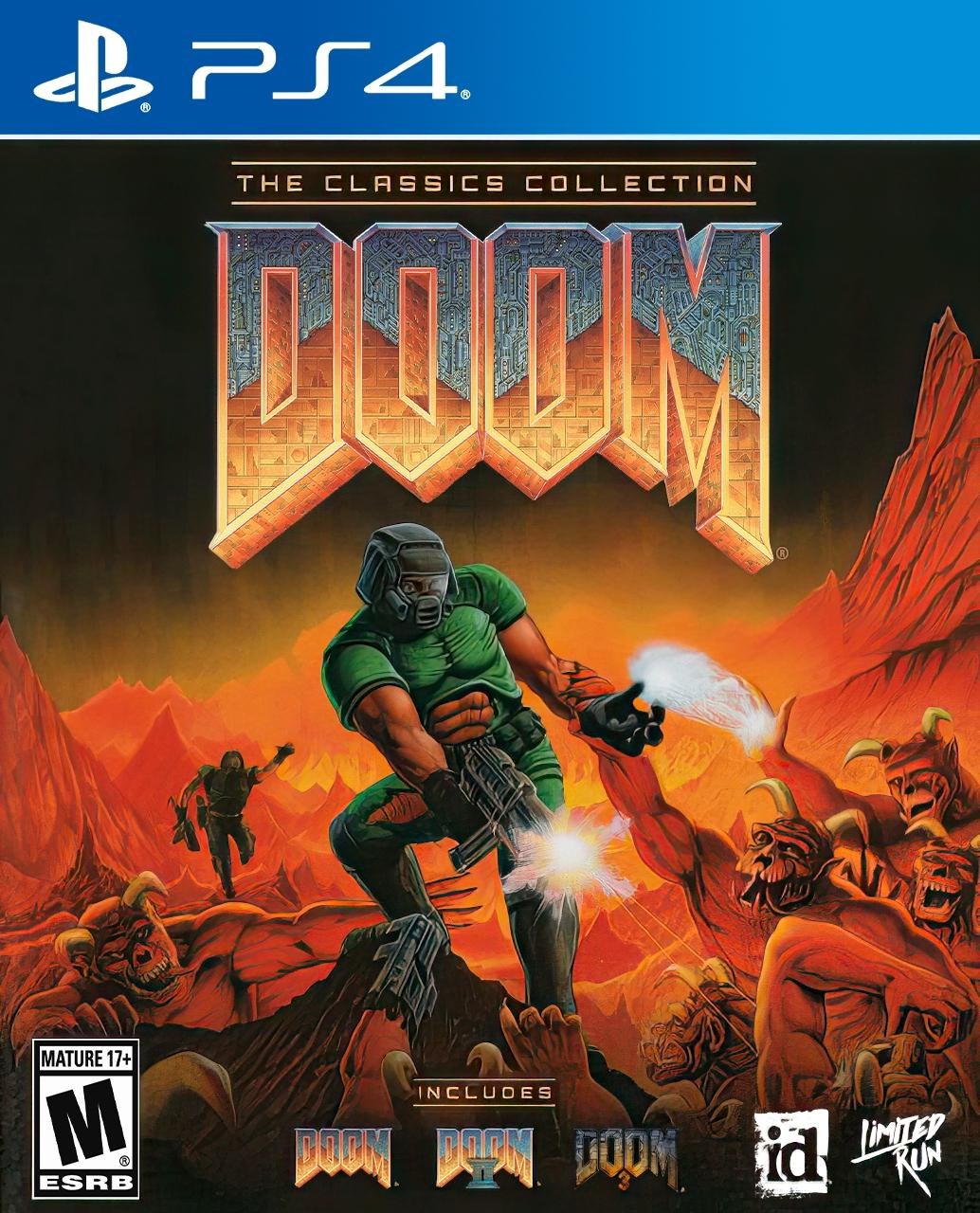 Portada de DOOM: The Classics Collection para PS4 (NTSC USA)