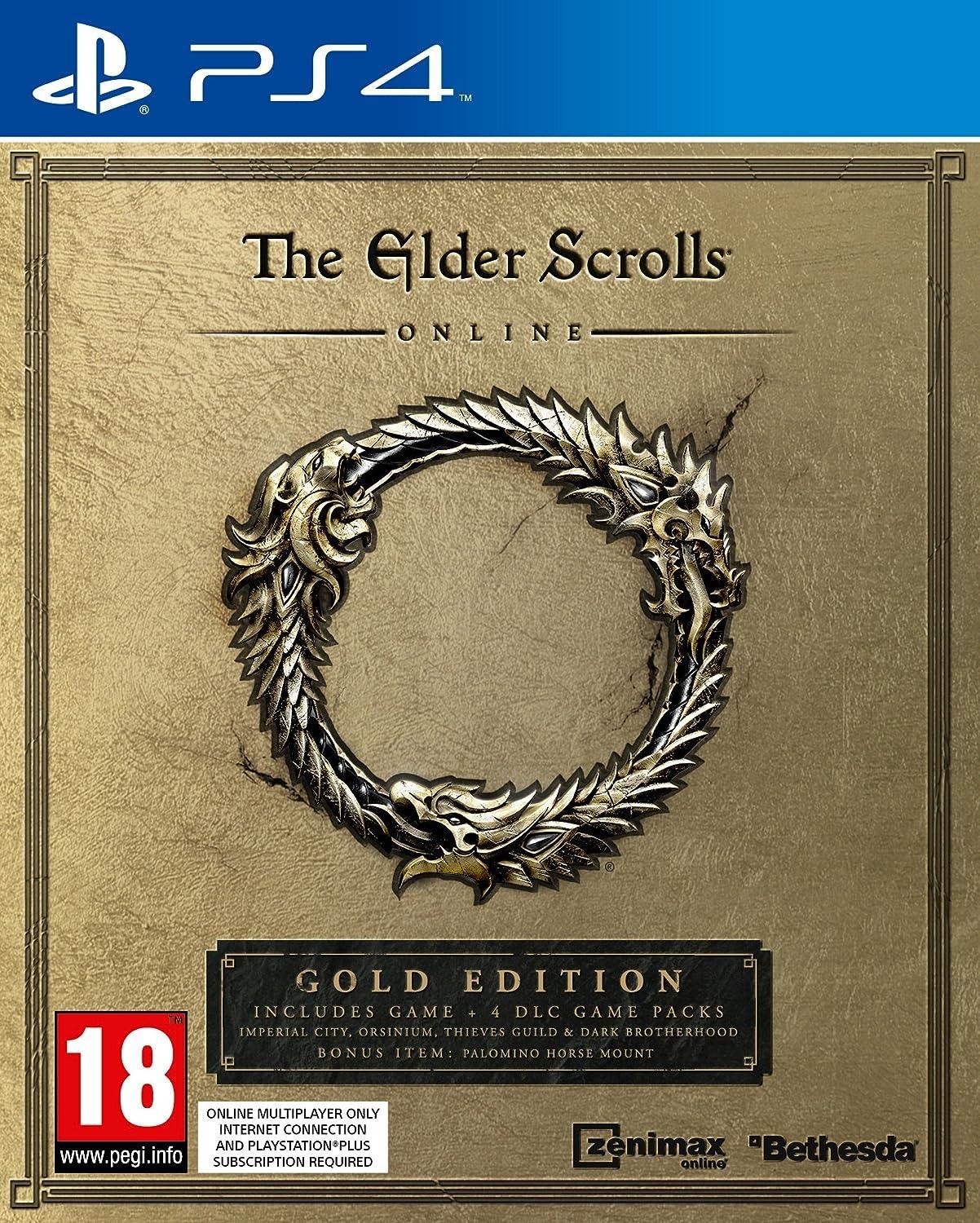 Portada de Elder Scrolls Online: Gold Edition para PS4 (PAL España)