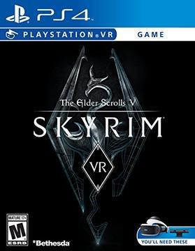 Portada de Elder Scrolls V: Skyrim VR para PS4 (NTSC USA)