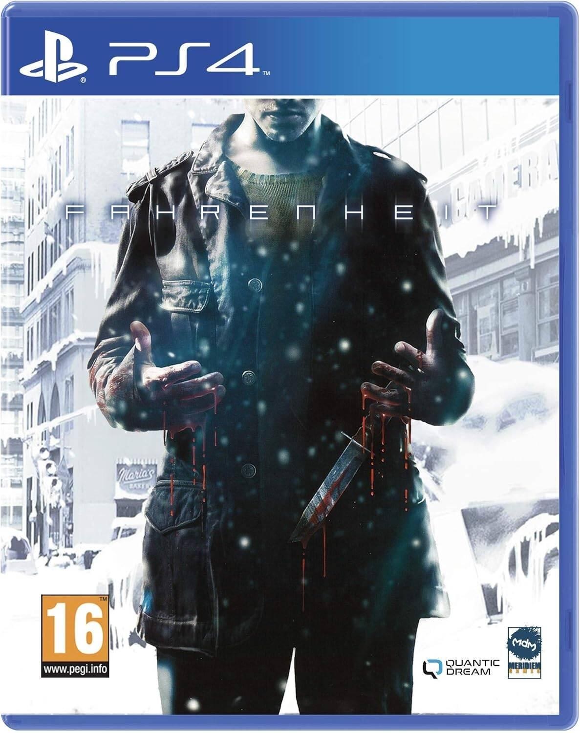Portada de Fahrenheit para PS4 (PAL España)