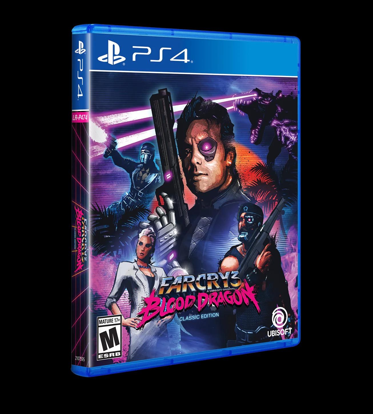 Portada de Far Cry 3: Blood Dragon: Classic Edition para PS4 (NTSC USA)