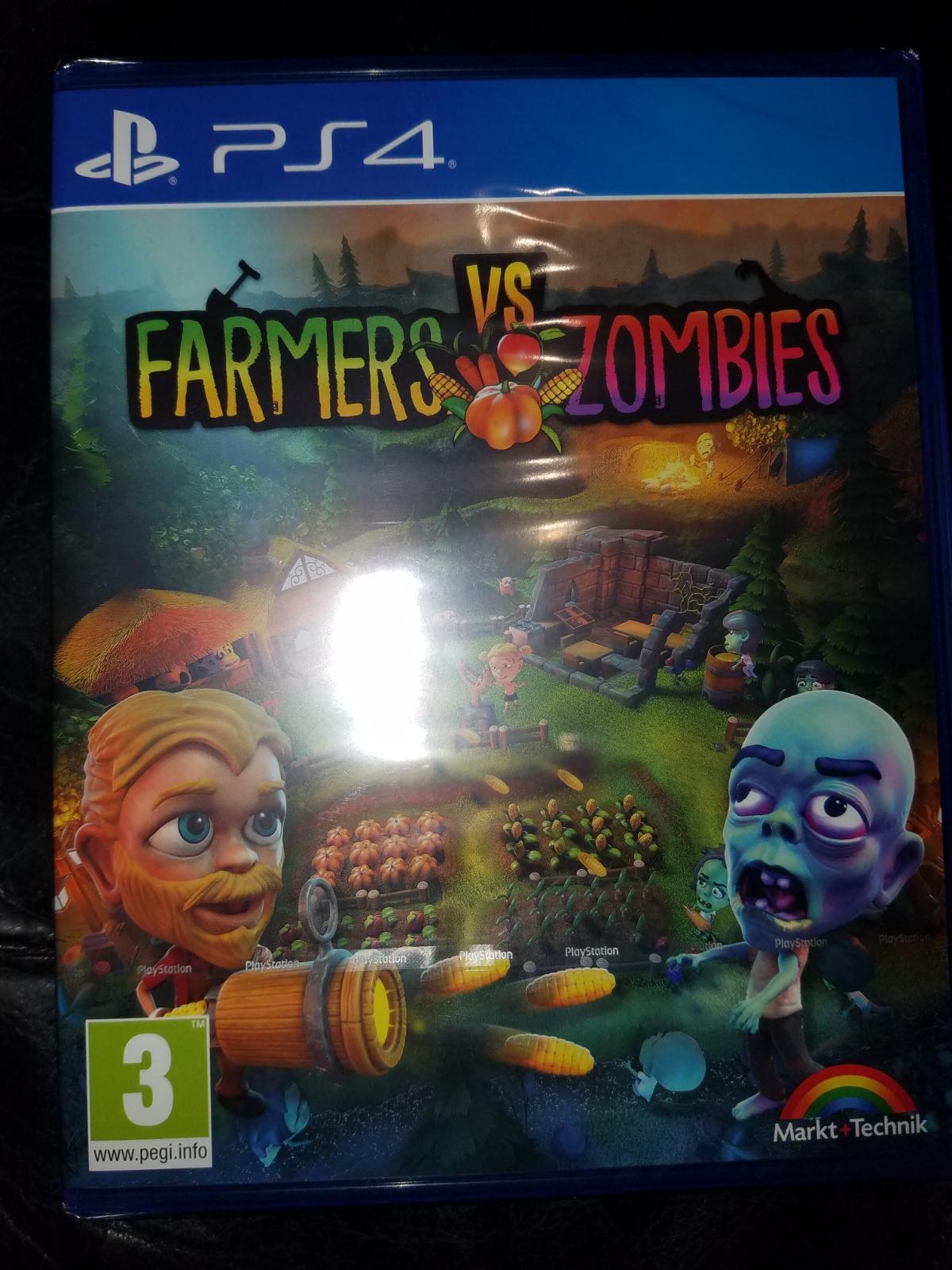Portada de Farmers vs Zombies para PS4 (PAL España)
