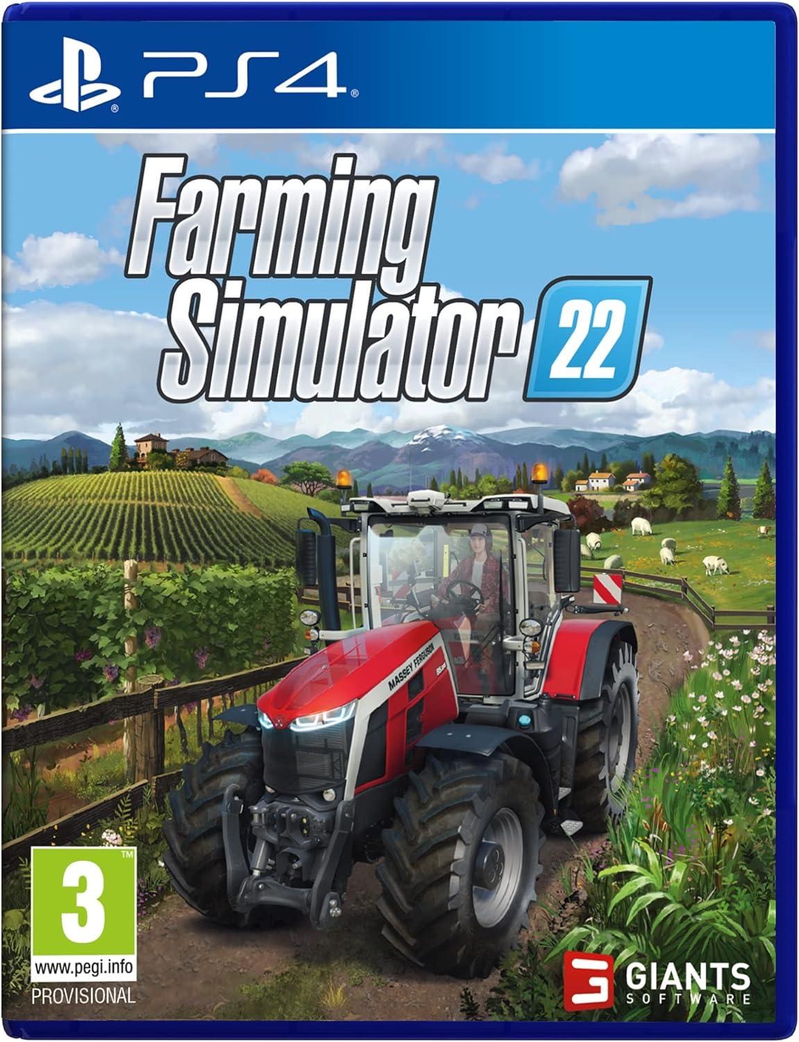 Portada de Farming Simulator 22 para PS4 (PAL España)