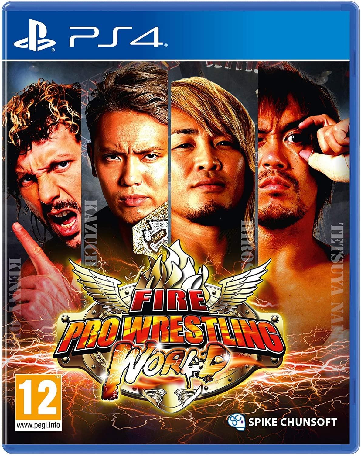 Portada de Fire Pro Wrestling World para PS4 (PAL España)