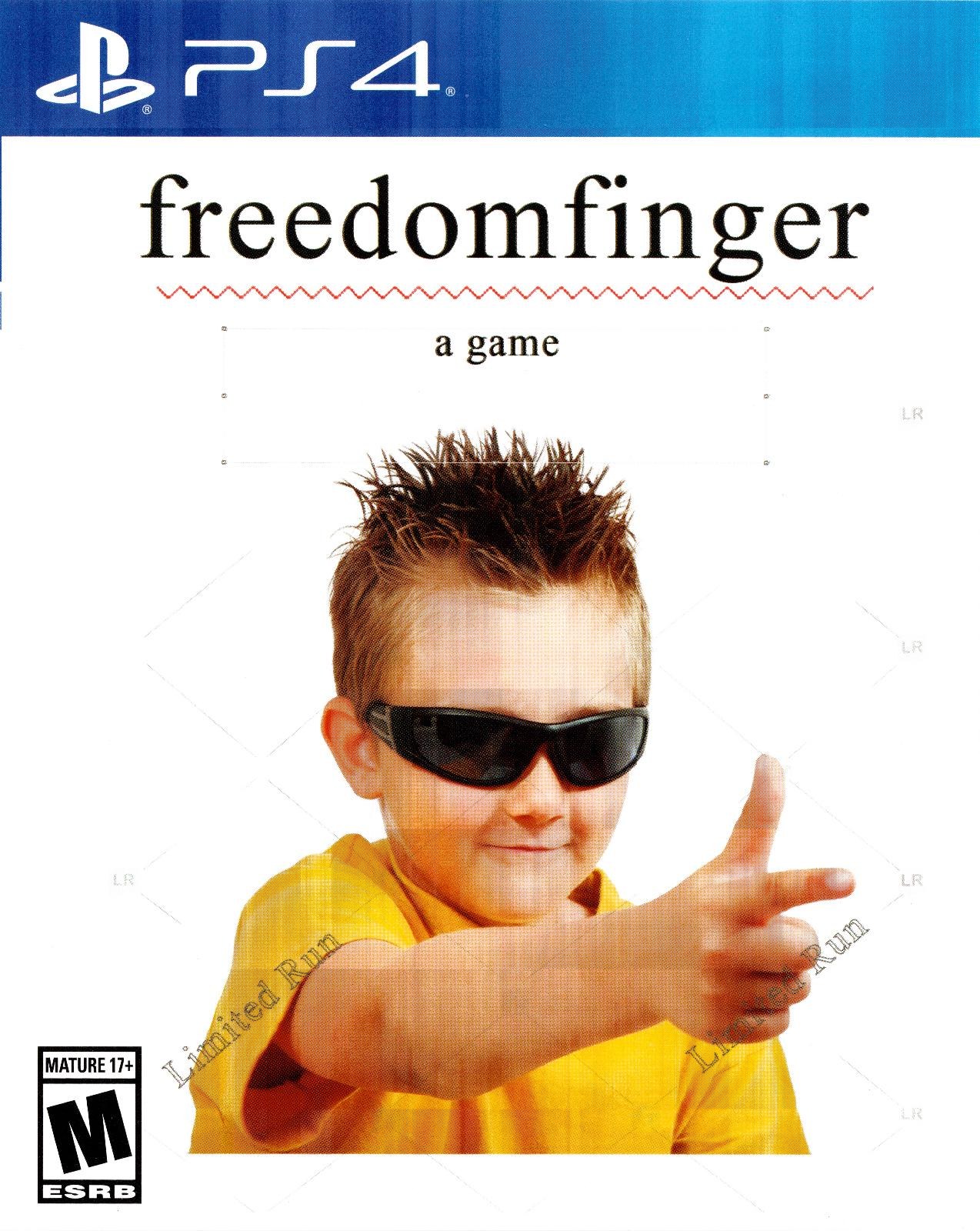 Portada de Freedom Finger para PS4 (NTSC USA)