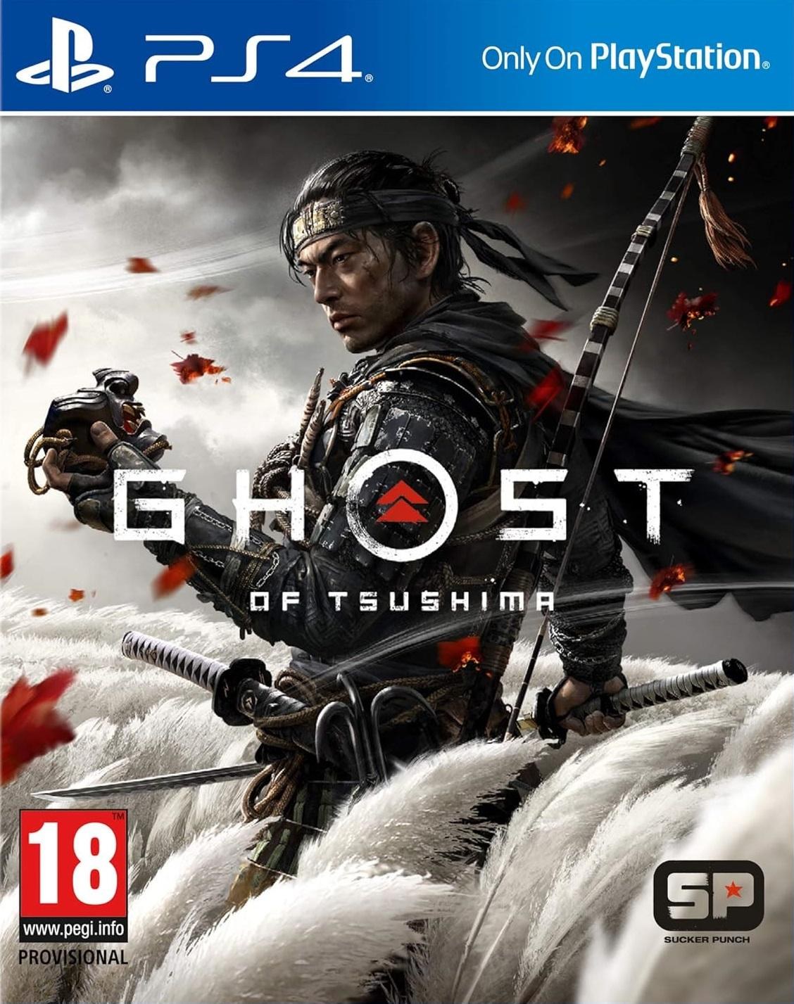 Portada de Ghost of Tsushima para PS4 (PAL España)