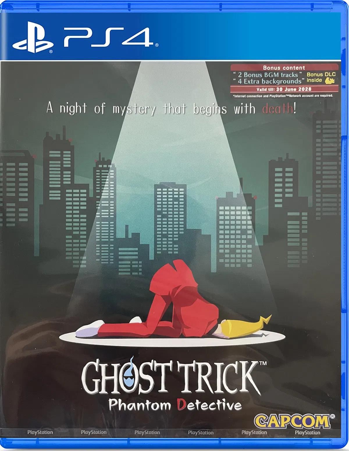Portada de Ghost Trick: Phantom Detective para PS4 (PAL España)