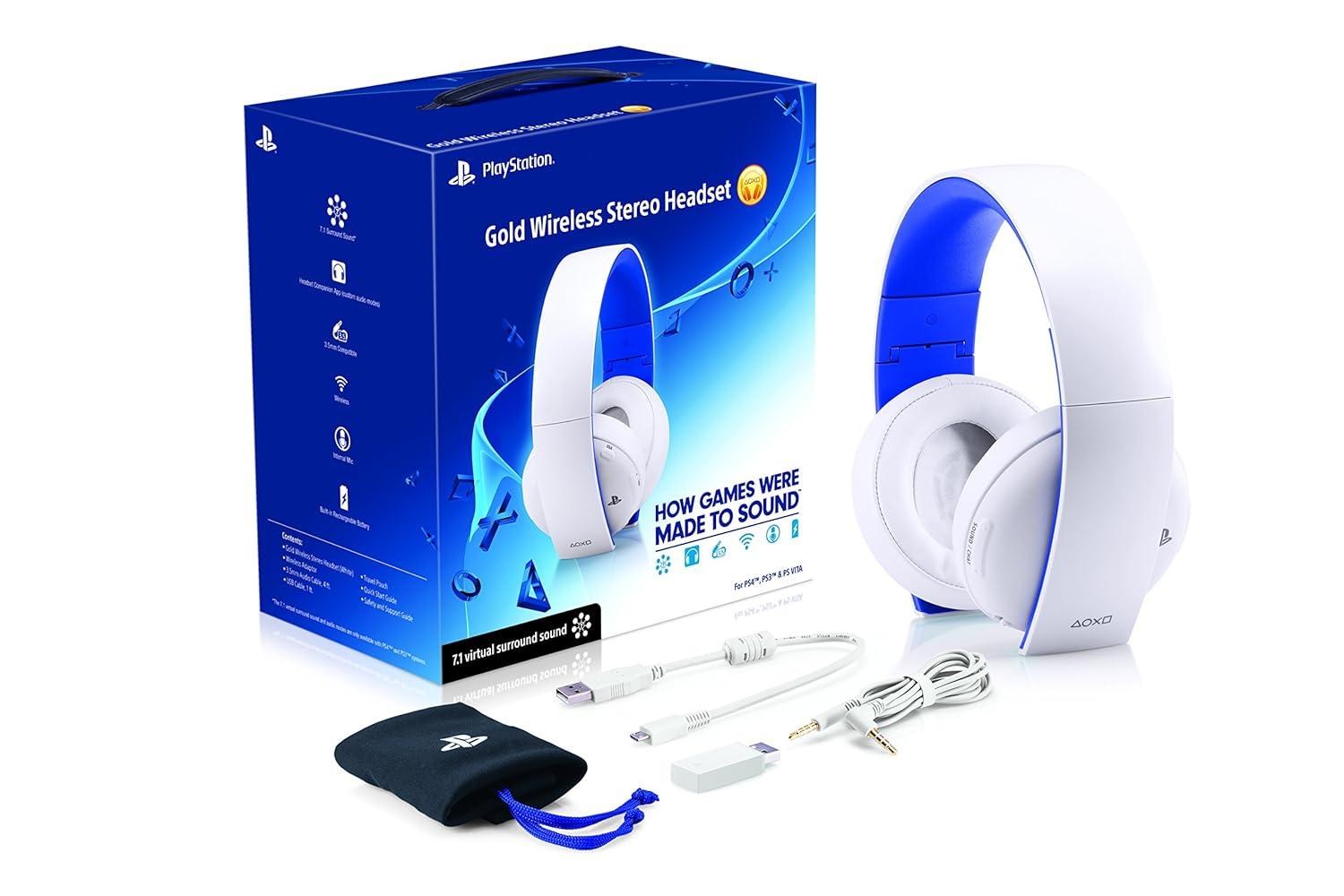 Gold Wireless Stereo Headset [Limited Edition Glacier White]