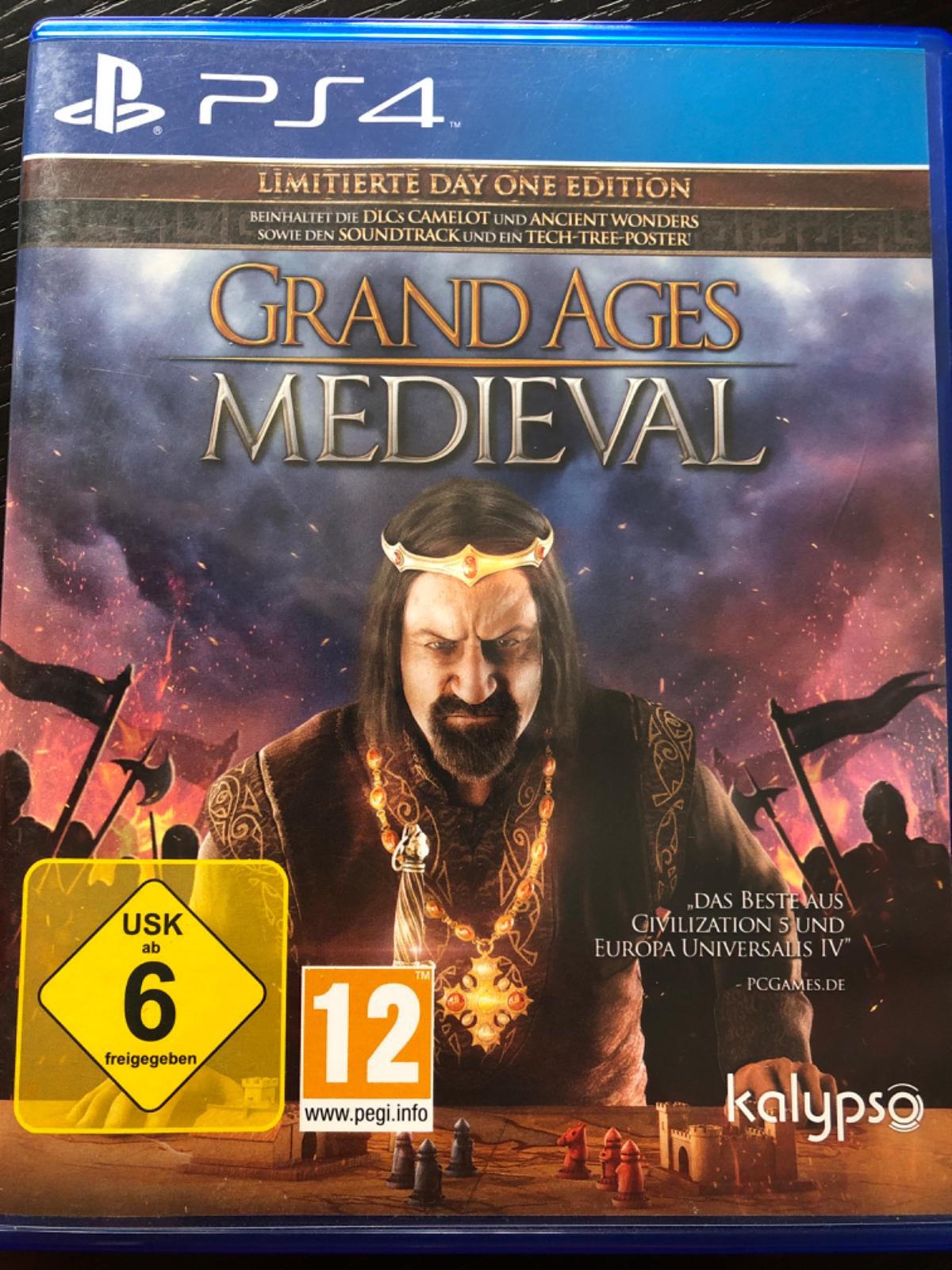 Portada de Grand Ages Medieval para PS4 (PAL España)