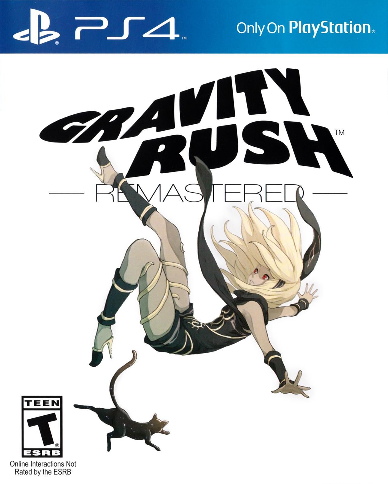 Portada de Gravity Rush Remastered para PS4 (NTSC USA)