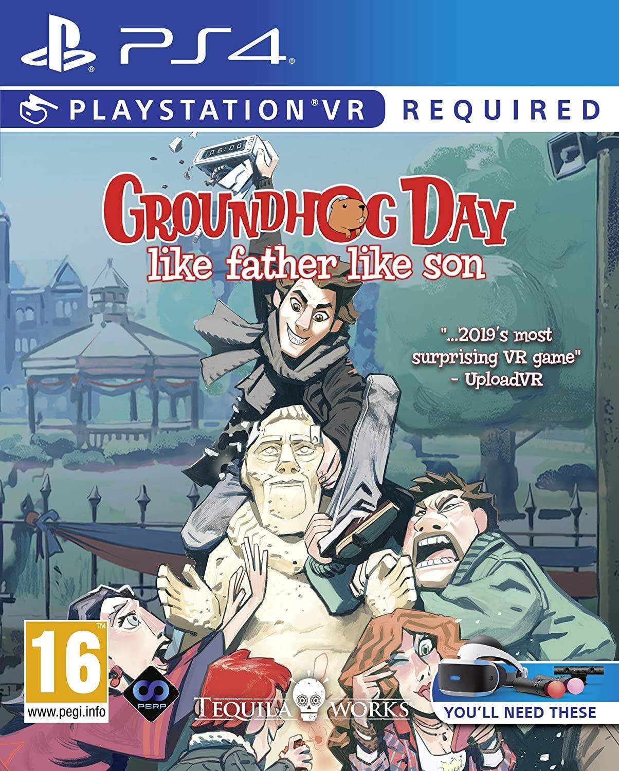 Portada de Groundhog Day: Like Father Like Son para PS4 (PAL España)