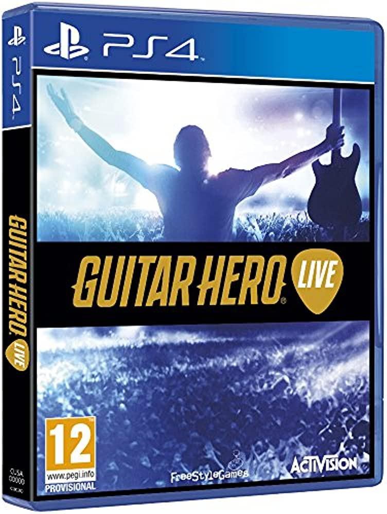 Portada de Guitar Hero Live para PS4 (PAL España)