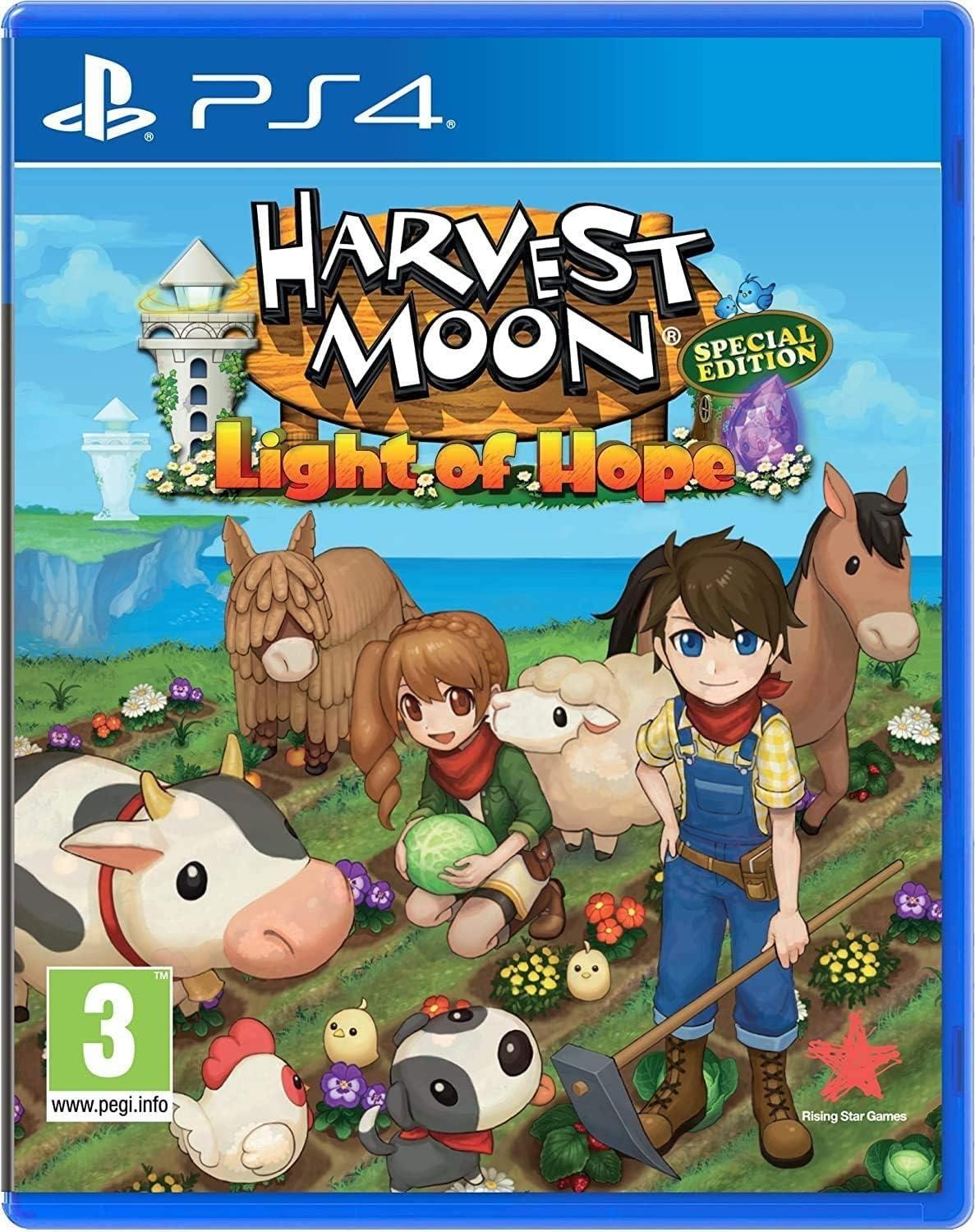 Portada de Harvest Moon Light of Hope para PS4 (PAL España)