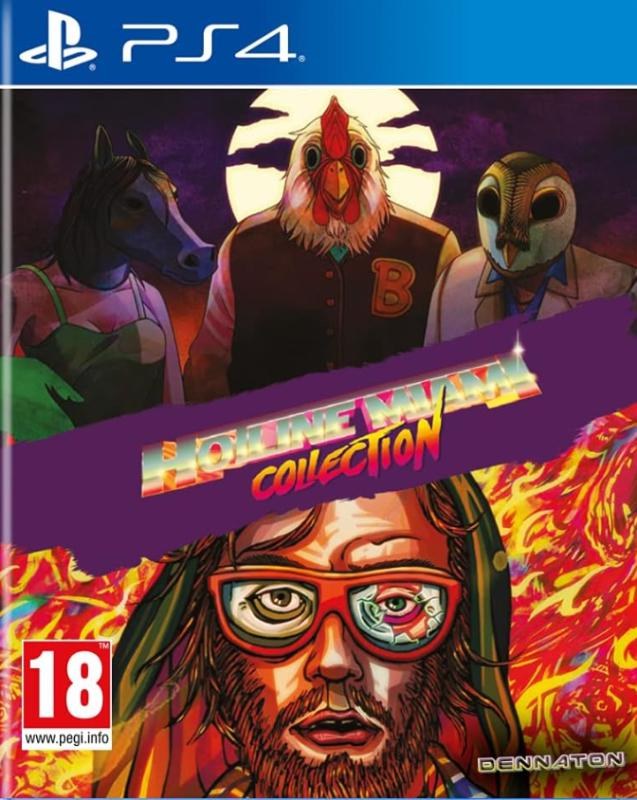 Portada de Hotline Miami Collection para PS4 (PAL España)