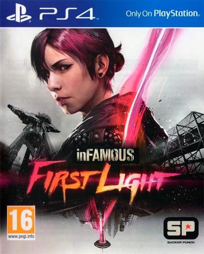 Portada de Infamous First Light para PS4 (PAL España)