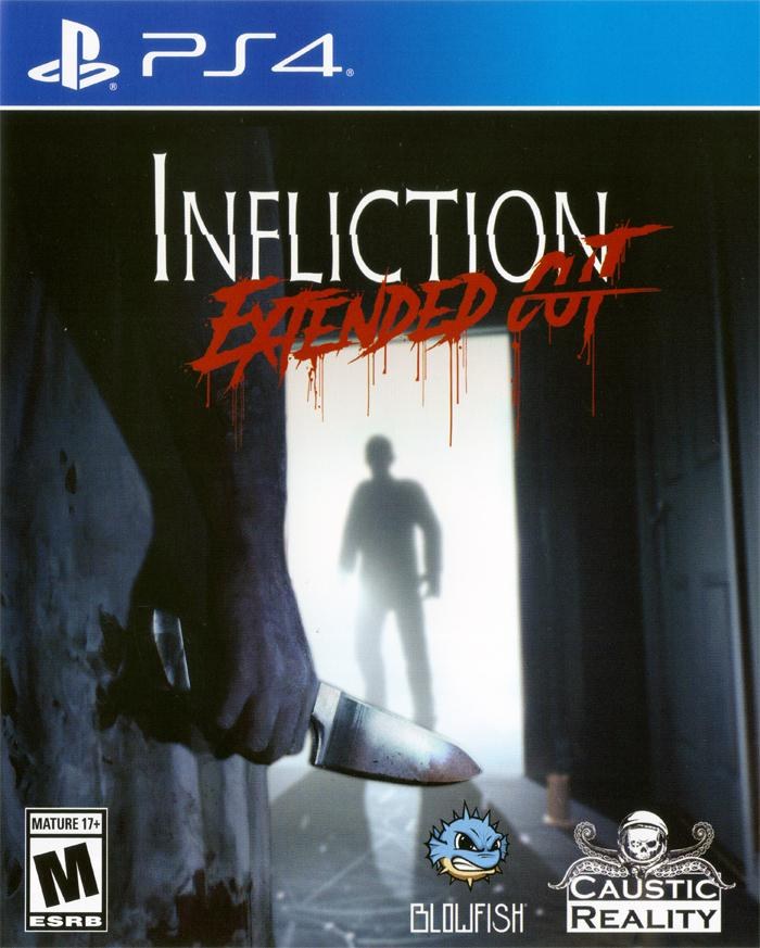 Portada de Infliction: Extended Cut para PS4 (NTSC USA)