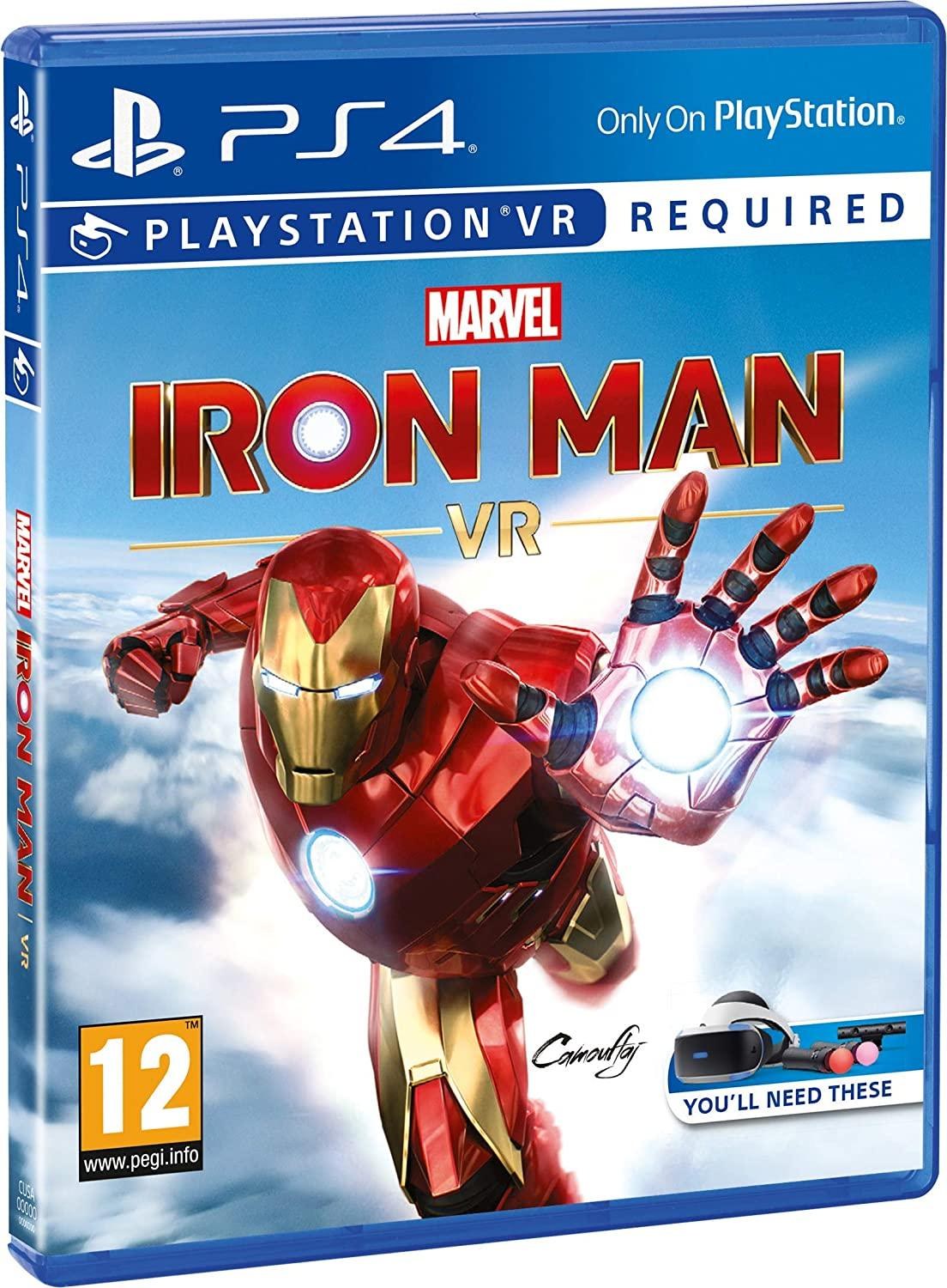 Portada de Iron Man VR para PS4 (PAL España)