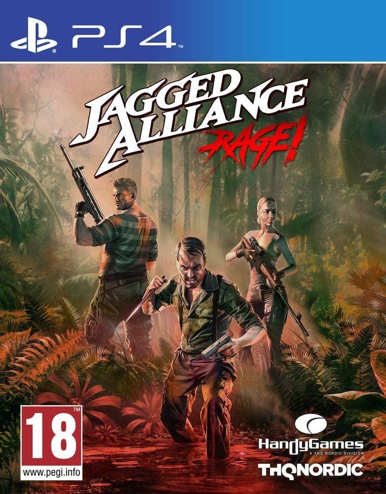 Portada de Jagged Alliance Rage para PS4 (PAL España)