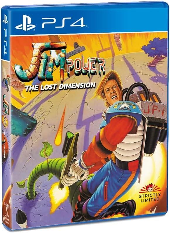 Portada de Jim Power: The Lost Dimension para PS4 (PAL España)