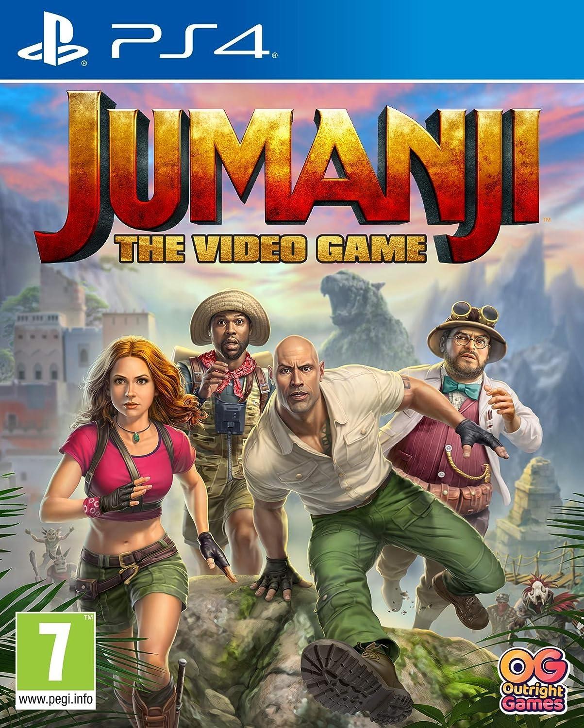 Portada de Jumanji: The Video Game para PS4 (PAL España)