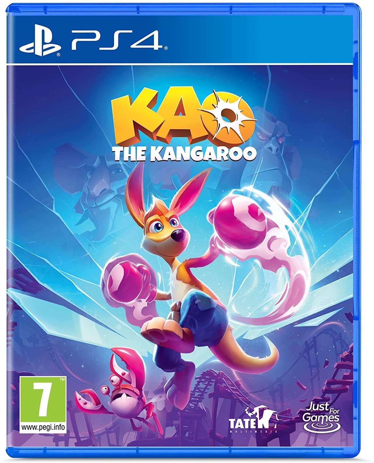 Portada de Kao the Kangaroo para PS4 (PAL España)