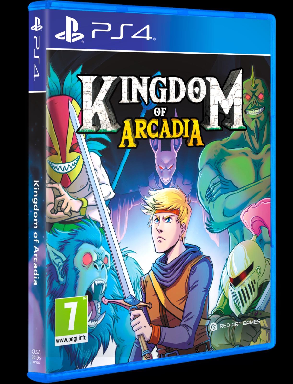 Portada de Kingdom of Arcadia para PS4 (PAL España)