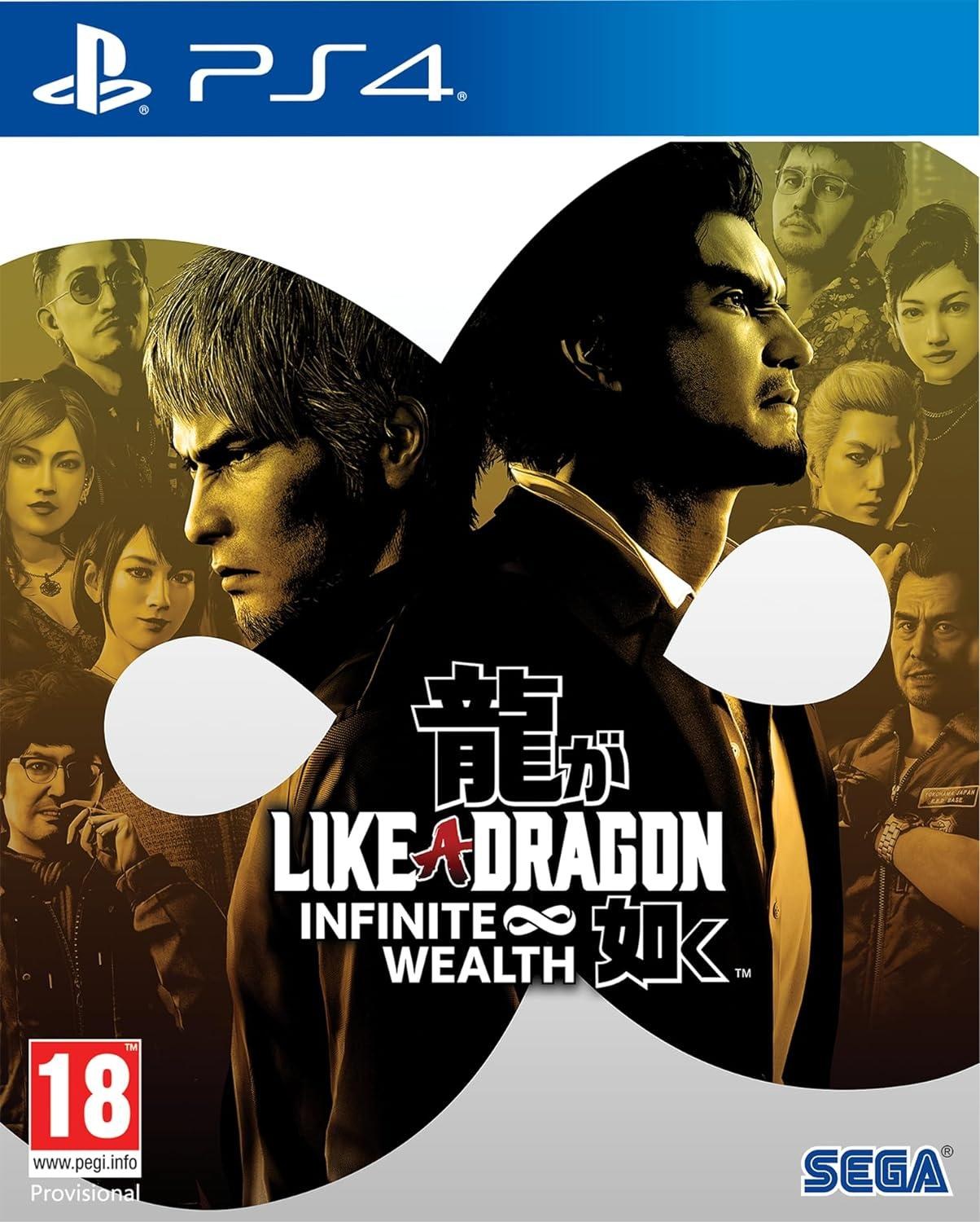 Portada de Like a Dragon: Infinite Wealth para PS4 (PAL España)