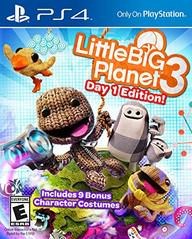 Portada de LittleBigPlanet 3: Day 1 Edition Estándar para PS4 (US)