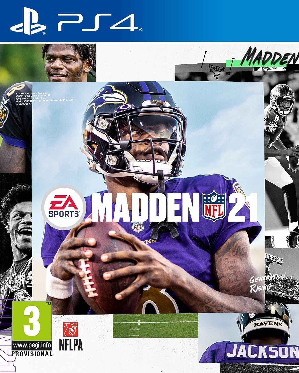 Portada de Madden NFL 21 para PS4 (PAL España)