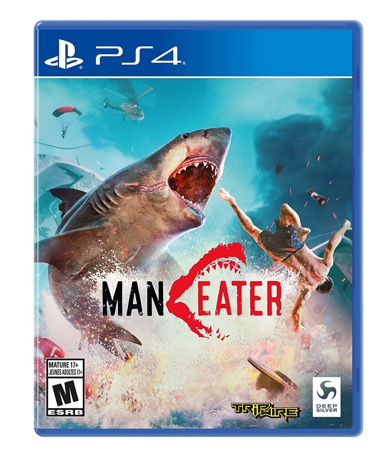 Portada de Maneater para PS4 (NTSC USA)