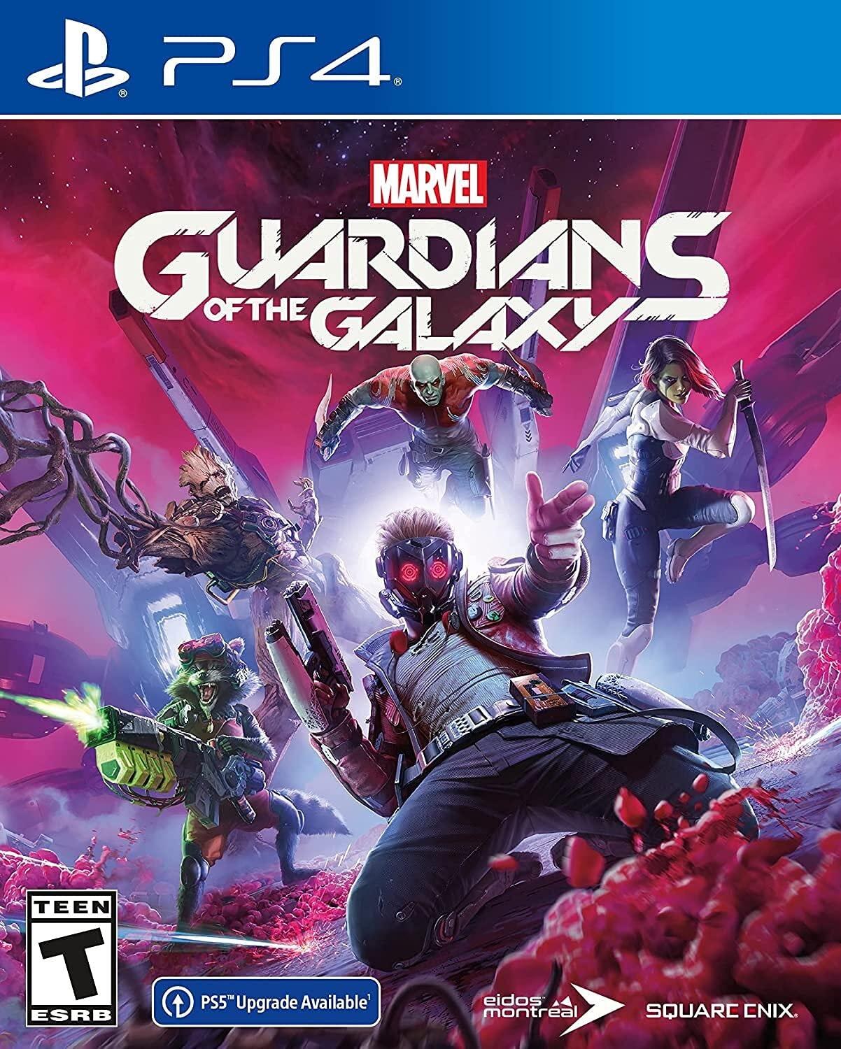 Portada de Marvel's Guardians of the Galaxy para PS4 (NTSC USA)