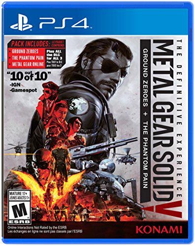 Portada de Metal Gear Solid V The Definitive Experience para PS4 (NTSC USA)